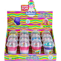 Слайм 11х7см 160гр. с трубочкой, трехцветный XJ3184 от магазина "Карандаш"