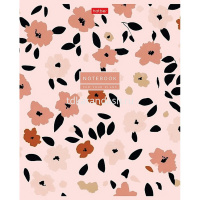 Тетрадь А5 48л линия "Музыка цветов" на скобе тиснение 5 дизайнов 093163 от магазина "Карандаш"