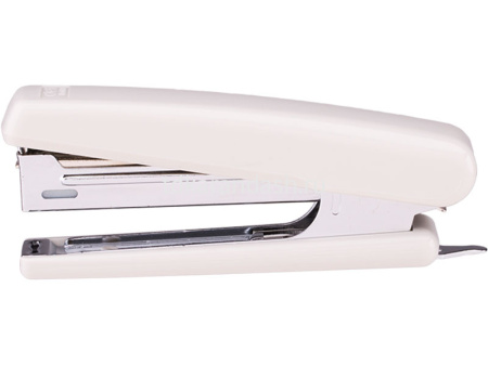 Степлер №10 15л глубина 65мм, со встроенным антистеплером, пластик серый E0221 от магазина "Карандаш"