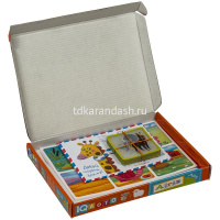 Лото для малышей "Кто в домике живёт? Изучаем животных" пластик, Куликова Е.Н. 978-5-8112-7691-2 от магазина "Карандаш"