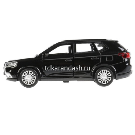 Машина "Mitsubishi Outlander" черная, инерционная, металл 12см (открывающиеся двери) OUTLANDER-BK от магазина "Карандаш"