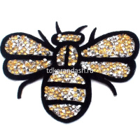 Термоаппликация со стразами 5в. Y8029-18 от магазина "Карандаш"