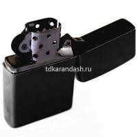 Зажигалка "На Берлин" 38x13x57мм латунь/сталь, чёрная, матовая 218/54214 от магазина "Карандаш"