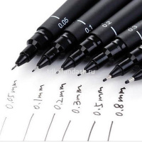 Ручка капиллярная "PIN05-200" 0,6мм черная 141524 от магазина "Карандаш"