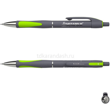 Карандаш механический 0,5мм "Megapolis concept" HB пластик, черный корпус 20340 от магазина "Карандаш"