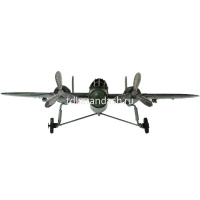 Декоративное изделие "Пикирующий бомбардировщик ПЕ-2, СССР. 2-мировая война" 33х28х14см металл от магазина "Карандаш"