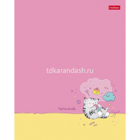 Тетрадь А5 48л клетка "Приключения кота Пирожка" на скобе тиснение 5 дизайнов 068010 от магазина "Карандаш"