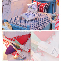 Конструктор "Румбокс. Кукольный домик" 16х16х13 см, 1 этаж (пластик, дерево, свет)  Y9773-19 от магазина "Карандаш"