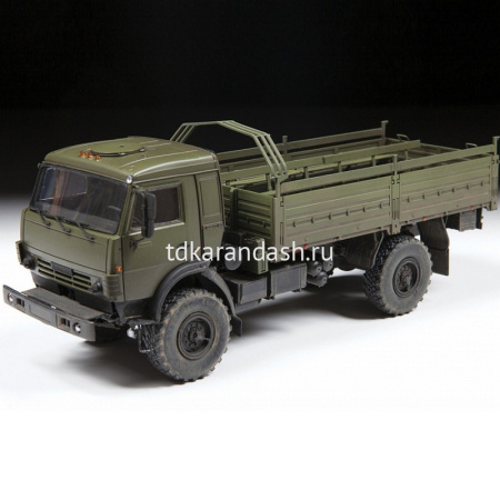 Модель "Российский двухосный грузовой автомобиль К-4350" 23см 485 деталей 3692 от магазина "Карандаш"