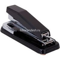 Степлер №24/6,26/6 25л глубина 100мм пластик черный E0414 от магазина "Карандаш"