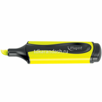 Набор маркеров текстовыделителей "Fluo Peps Soft" 4шт, клиновидный наконечник, толщина линии 1-5 от магазина "Карандаш"