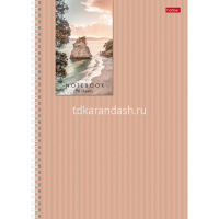 Тетрадь А4 96л клетка "Прикосновение к природе" на спирали, перфорация на отрыв, матовая ламинация от магазина "Карандаш"