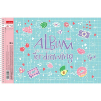 Альбом для рисования А4 32л "Замечтательно!" на спирали, перфорация на отрыв, 5 дизайнов 067344 от магазина "Карандаш"