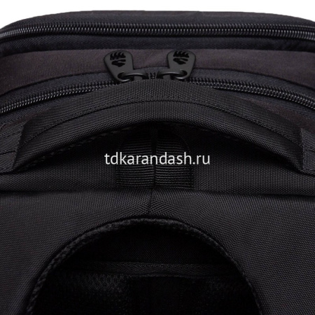 Рюкзак 26х39х19см, 700гр, 2 отделения, 3 кармана, черный/синий "Машина" RB-556-2/1 от магазина "Карандаш"