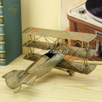 Декоративное изделие "Самолет Fokker Dr. I" 21х21х11см металл RD-2404-C-106 от магазина "Карандаш"