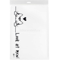 Пленка для труда "Кошачьи ушки" 42х30см, прозрачная ЭВА 650мкм 69118 от магазина "Карандаш"