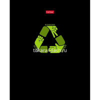 Тетрадь А5 48л клетка "Камень, ножницы, бумага" на скобе выборочный лак 5 дизайнов 080217 от магазина "Карандаш"