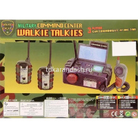 Набор раций 2шт. "Командный центр" 29х21х7см металл/пластик, радиус действия 100м 4988M от магазина "Карандаш"