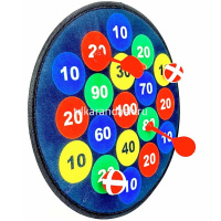 Дартс на липучках с шарами 27см (2 дротика, 2 шарика) XJ2467 от магазина "Карандаш"