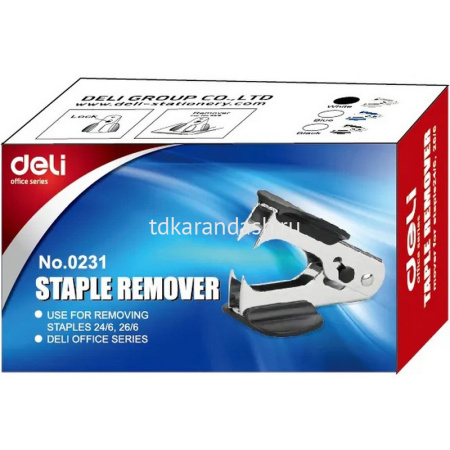 Антистеплер для скоб №24/6, 24/6, 23/6-23/13 металл/пластик ассорти E0231 от магазина "Карандаш"