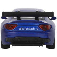 Машина "Maserati Gran Turismo" синяя инерционная, металл 17,5см (свет, звук, откр.двери) JB1200178 от магазина "Карандаш"