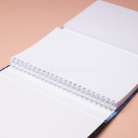 Скетчбук А5 14,5х21см 80-50л 100г/м2 "Нежность" на закрытом гребне, на резинке, твердая обложка от магазина "Карандаш"