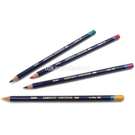 Карандаши акварельные 12 цветов "Inktense" круглые металл 0700928 от магазина "Карандаш"