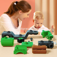 Конструктор "Машина строительная 3в1" 41,5х18х12,5см с отверткой, пластик 2293109/2036 от магазина "Карандаш"