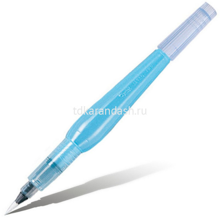 Кисть синтетика с резервуаром круглая  тонкая в блистере XFRH/1-F от магазина "Карандаш"