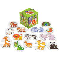 Пазлы "Для самых маленьких. Вот такой зоопарк" 2+ 978-5-8112-8276-0 от магазина "Карандаш"