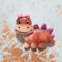 Магнит Веселый дракон 6,5х4см, 2 вида SK4478 от магазина "Карандаш"