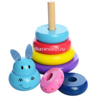 Картинка Пирамида-неваляшка "Бегемот/Сова" 15х9,5см дерево Y6194-17 от магазина "Карандаш" Пирамида-неваляшка "Бегемот/Сова" 15х9,5см дерево Y6194-17 от магазина "Карандаш"