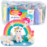 Пластилин легкий 36 цветов 360гр. в пакете TA1722 от магазина "Карандаш"