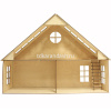 Кукольный дом с мансардой 66х20х50см фанера 010012