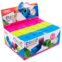 Точилка 1 отв. "Deli" с контейнером, пластик, цвет ассорти Е0574 от магазина "Карандаш"