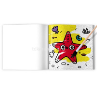 Раскраска водная "Подводный мир" 12стр. 20х20см 53515 от магазина "Карандаш"