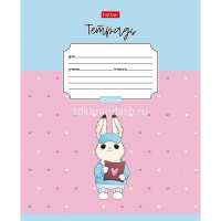 Тетрадь А5 12л клетка "Милашка Банни" на скобе 5 дизайнов 12Т5В1/089579 от магазина "Карандаш"