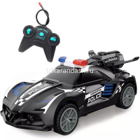 Машина р/у "Полиция" 19х8см, с аккумулятором, пластик, 2 цвета (свет, пар) B2292814/KM663-2 от магазина "Карандаш"