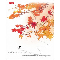 Тетрадь А5 96л клетка "Нежность" на скобе матовая ламинация тиснение 5 дизайнов 068197 от магазина "Карандаш"