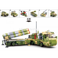 Конструктор "Бронетранспортер" 119 деталей 24х14х5см пластик 38-0782В от магазина "Карандаш"