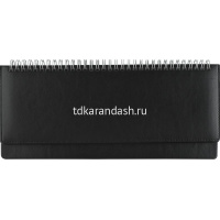Планинг 2027 305х130мм "Sidney Nebraska" 128стр. черный, искусственная кожа 3-147/02 от магазина "Карандаш"
