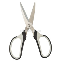 Ножницы 19см "Pro Home" сталь, ручки пластик с прорезиненными вставками, 2 цвета E6001 от магазина "Карандаш"