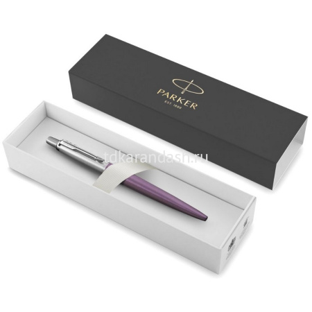 Ручка РШ "Parker Jotter Viktoria Violet CT" М синяя 1953190 от магазина "Карандаш"