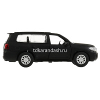 Машина "Toyota Land Cruiser" черная, инерционная, металл 12,5см (открывающиеся двери) CRUISER-BE от магазина "Карандаш"