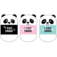 Точилка 1 отв. "FunGraphix. Панда" с контейнером и ластиком, пластик, 3 цвета 35-0037 от магазина "Карандаш"