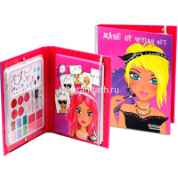 Альбом для творчества "Визажист" 40 страниц (контур, наклейки, косметика) M-6512 от магазина "Карандаш"