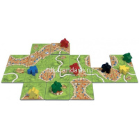 Игра настольная "Каркассон 2019" 28х20см (72 квадрата местности, 40 фишек, 1 дорожка) 915138 от магазина "Карандаш"