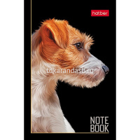 Блокнот А7 48л "Портрет лучшего друга" клетка, склейка, 3-х цветный блок, 5 дизайнов 078599 от магазина "Карандаш"