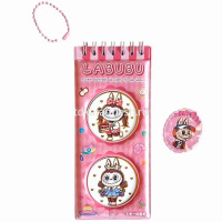 Блокнот 70х165мм 33л "Зубастик" линия, 8 листов с наклейками, на спирали M-3304 от магазина "Карандаш"