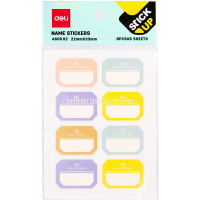 Клейкая закладка бумажная 22х33мм "Macaron" 4 цвета 8шт на листе х 6листов (48шт) ассорти EA60002 от магазина "Карандаш"